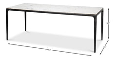 Dakor Black Dining Table - Ornate Home