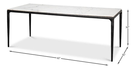 Dakor Black Dining Table - Ornate Home