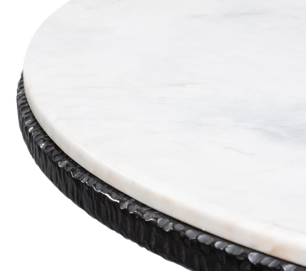 Dakor Black Round Breakfast Table - Ornate Home