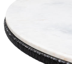 Dakor Black Round Breakfast Table - Ornate Home