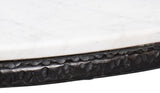 Dakor Black Round Breakfast Table - Ornate Home