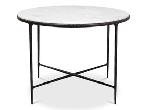 Dakor Black Round Breakfast Table - Ornate Home