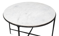 Dakor Black Round Breakfast Table - Ornate Home