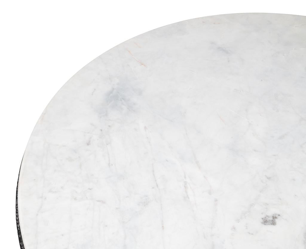 Dakor Black Round Breakfast Table - Ornate Home