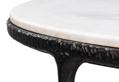 Dakor Black Round Breakfast Table - Ornate Home