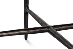 Dakor Black Round Side Table - Ornate Home
