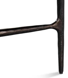 Dakor Black Round Side Table - Ornate Home