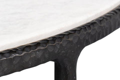 Dakor Black Round Side Table - Ornate Home