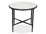 Dakor Black Round Side Table - Ornate Home