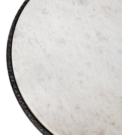 Dakor Black Round Side Table - Ornate Home