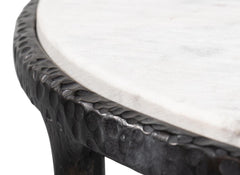 Dakor Black Round Side Table - Ornate Home