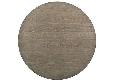 Dakota Antique White/Ash Brown 5 Pc. Round Counter Height Table Set - Ornate Home