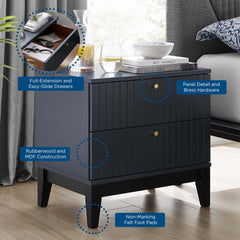 Dakota Blue Nightstand - Ornate Home