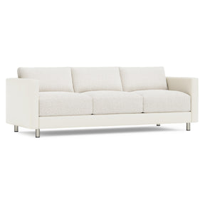 Dakota Ivory -Fabric Sofa Without Pillows - Ornate Home