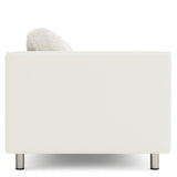 Dakota Ivory -Fabric Sofa Without Pillows - Ornate Home