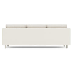 Dakota Ivory -Fabric Sofa Without Pillows - Ornate Home