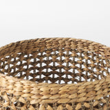 Dakota Medium Brown Seagrass Round Basket (Set of 3) - Ornate Home