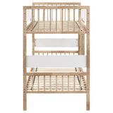 Dakota Natural Wood Twin Over Twin Bunk Bed - Ornate Home