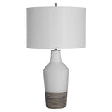 Dakota White Crackle Table Lamp - Ornate Home