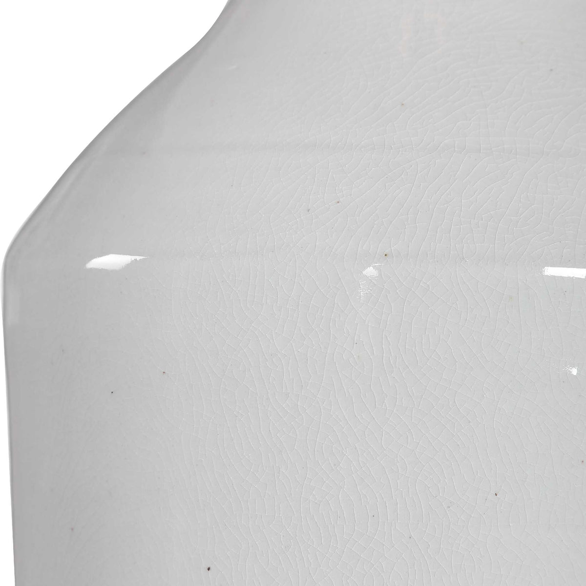 Dakota White Crackle Table Lamp - Ornate Home