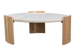 Dala White Coffee Table - Ornate Home