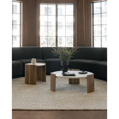 Dala White Coffee Table - Ornate Home