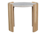 Dala White Side Table - Ornate Home