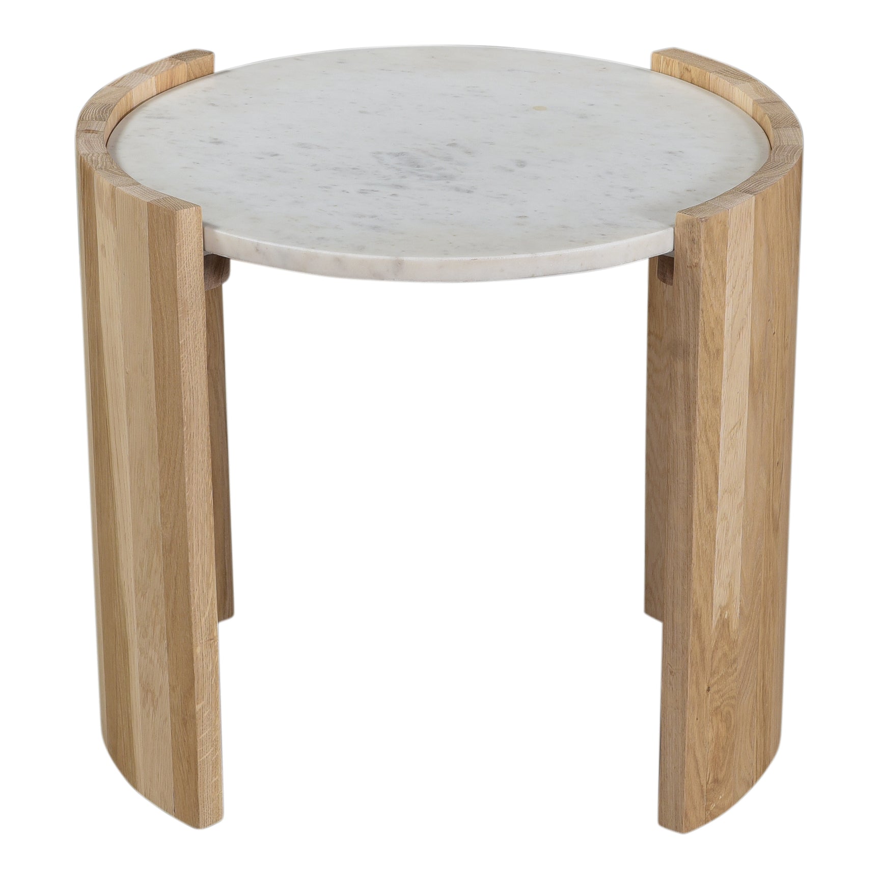 Dala White Side Table - Ornate Home