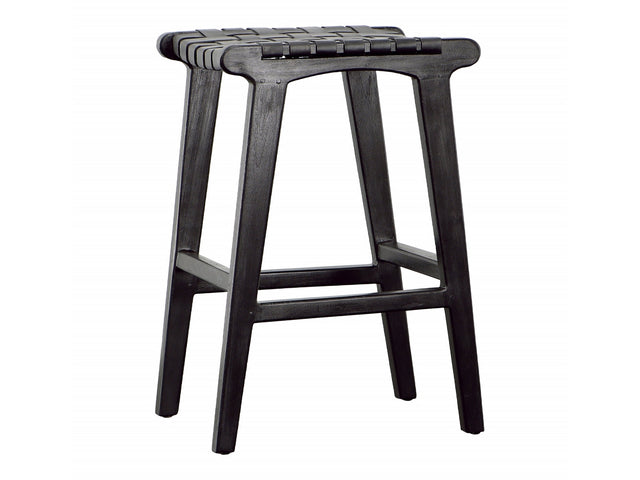 Dale Black Counter Stool - Ornate Home