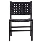 Dale Black/Natural Dining Chair - Ornate Home