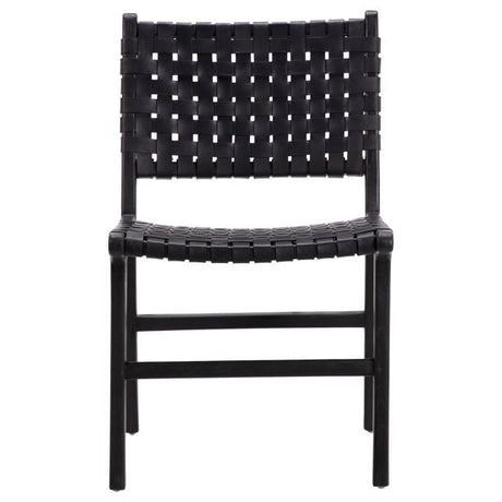 Dale Black/Natural Dining Chair - Ornate Home