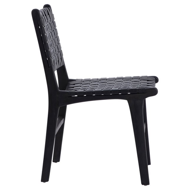 Dale Black/Natural Dining Chair - Ornate Home
