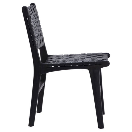 Dale Black/Natural Dining Chair - Ornate Home