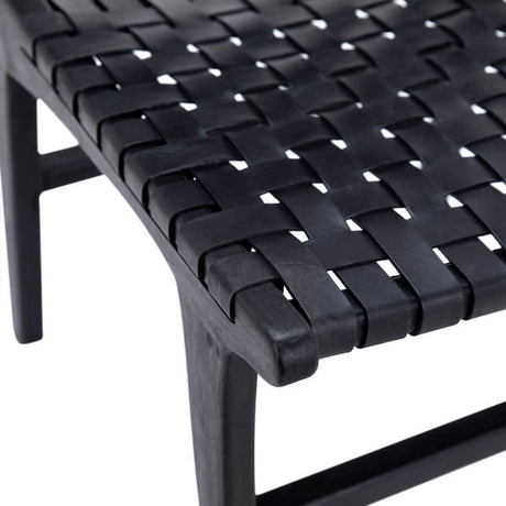 Dale Black/Natural Dining Chair - Ornate Home