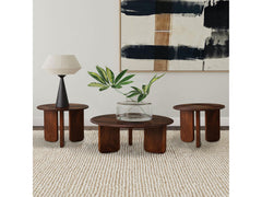 Dale Brown 3-piece Solid Wood Coffee and End Table Set - Ornate Home