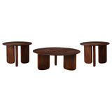 Dale Brown 3-piece Solid Wood Coffee and End Table Set - Ornate Home
