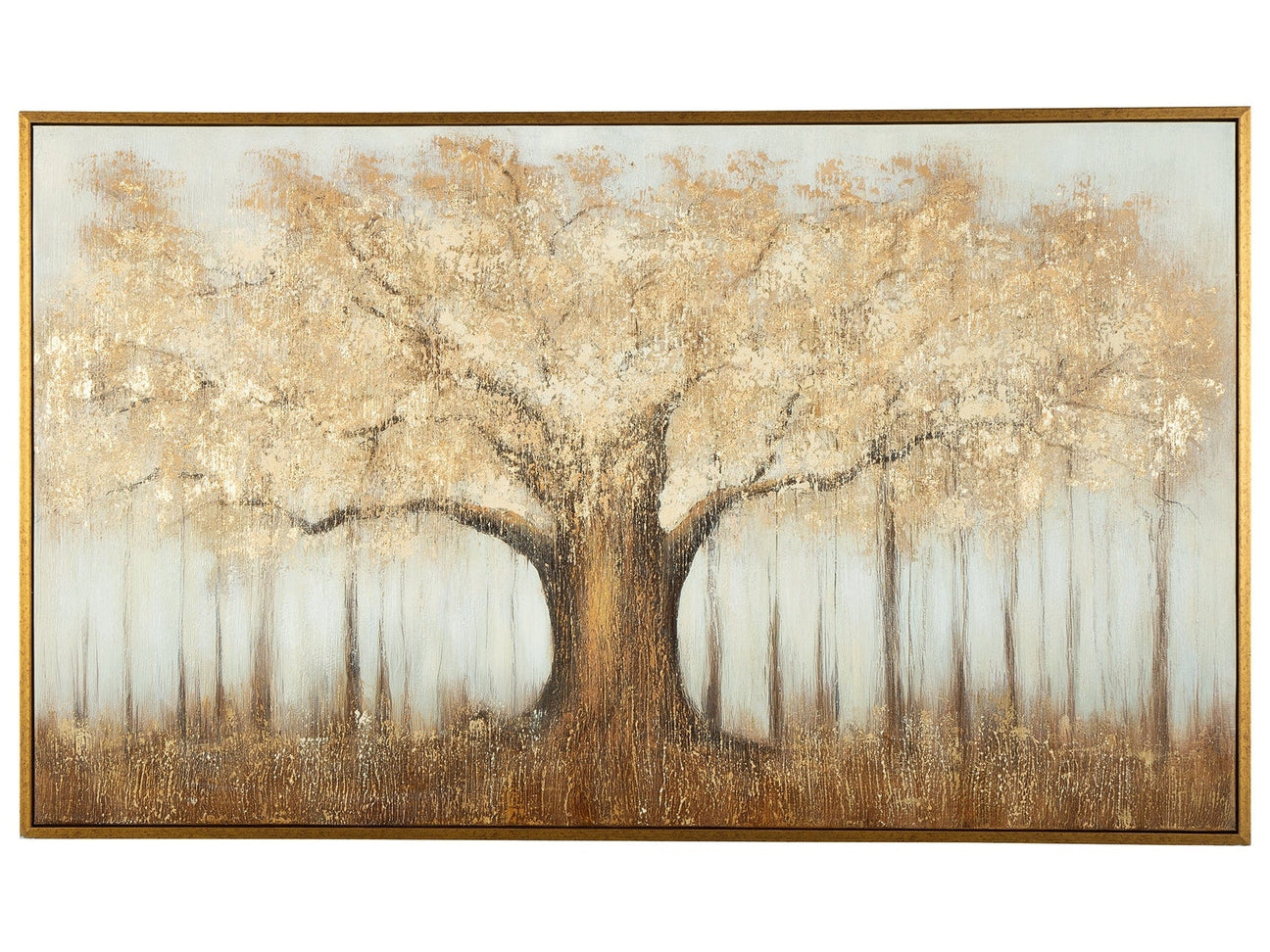 Dalewick Brown/Gray/Gold Finish Wall Art (Online Special Price) - Ornate Home