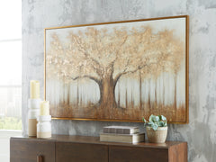 Dalewick Brown/Gray/Gold Finish Wall Art - Ornate Home
