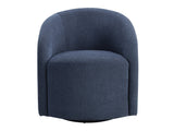 Dalhart Blue Swivel Chair - Ornate Home