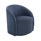 Dalhart Blue Swivel Chair - Ornate Home