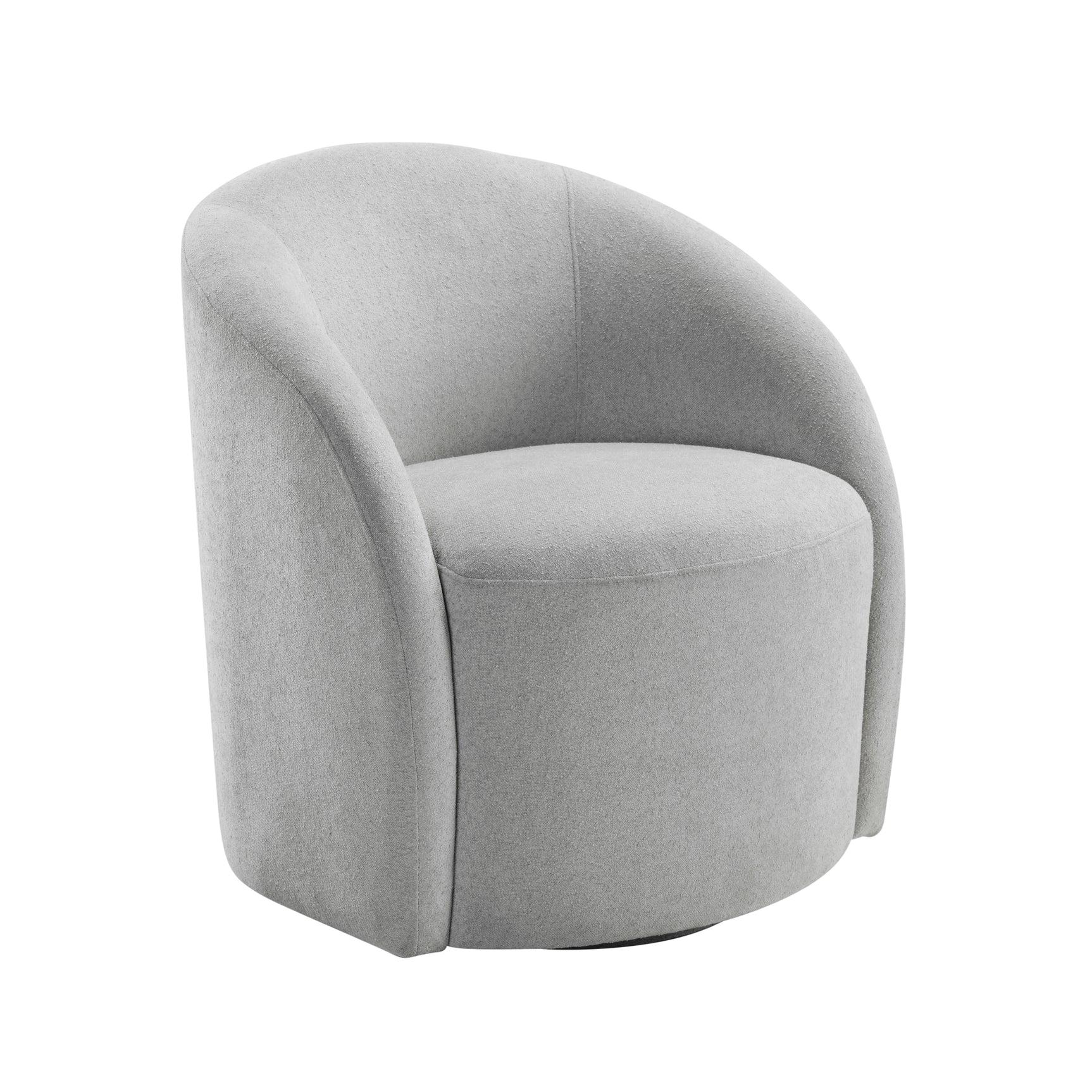 Dalhart Light Gray Swivel Chair - Ornate Home