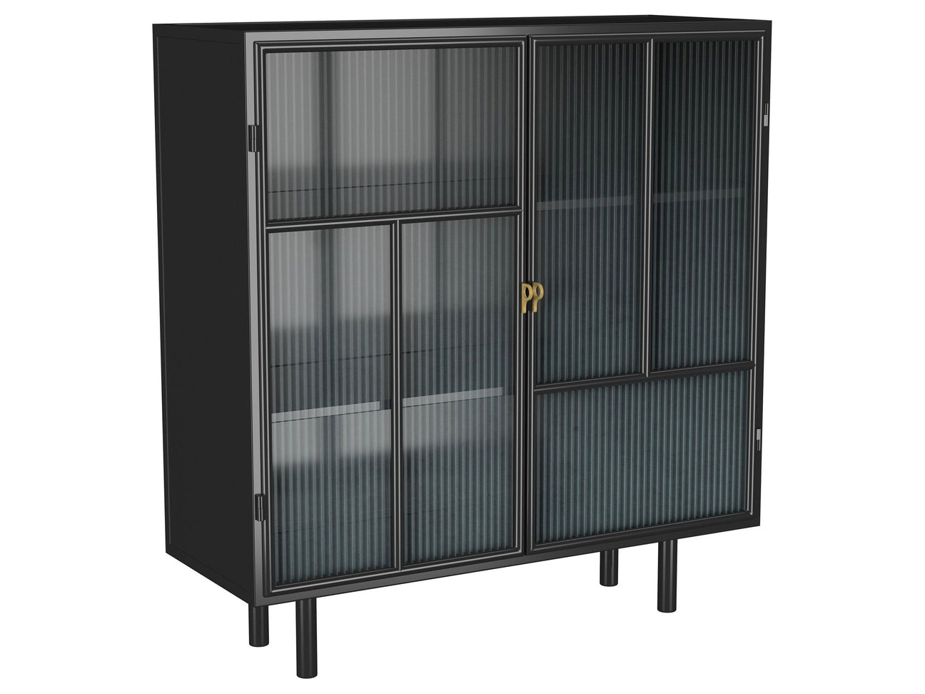 Dalia Black Accent Cabinet - Ornate Home