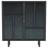 Dalia Black Accent Cabinet - Ornate Home