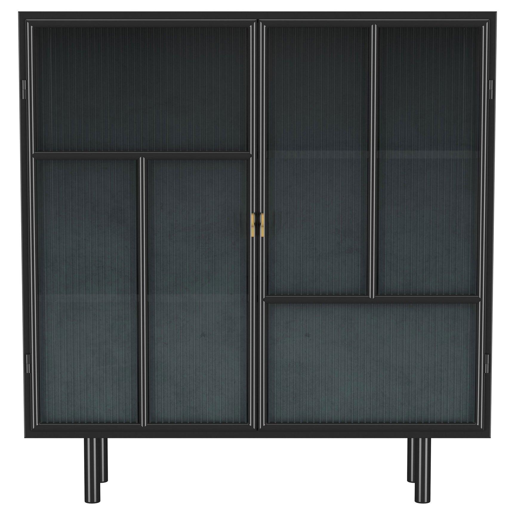 Dalia Black Accent Cabinet - Ornate Home