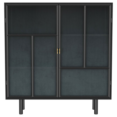 Dalia Black Accent Cabinet - Ornate Home