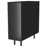 Dalia Black Accent Cabinet - Ornate Home