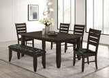 Dalila Cappuccino & Black Side Chairs (Set of 2) - Ornate Home