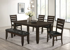Dalila Cappuccino & Black Side Chairs (Set of 2) - Ornate Home