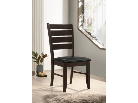 Dalila Cappuccino & Black Side Chairs (Set of 2) - Ornate Home