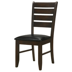 Dalila Cappuccino & Black Side Chairs (Set of 2) - Ornate Home